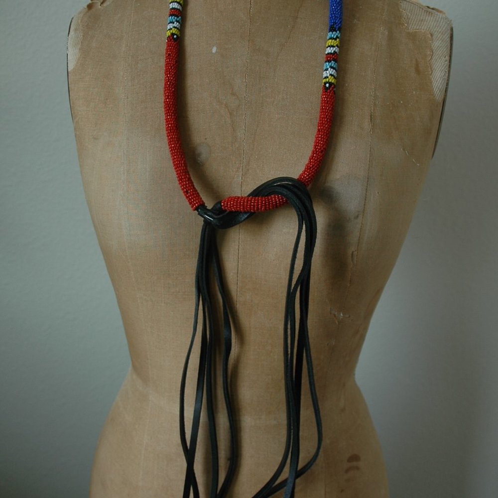 Masai Beaded Belt/Necklace - Boho Swag!